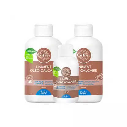 Gifrer Liniment oléo-calcaire stabilisé - 2 x 500ml + 100ml Offert