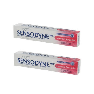 Sensodyne Dentifrice traitement sensibilité - Lot de 2 x 75ml