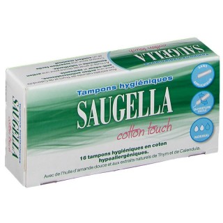 Saugella Cotton Touch - 16 tampons hygiéniques Mini