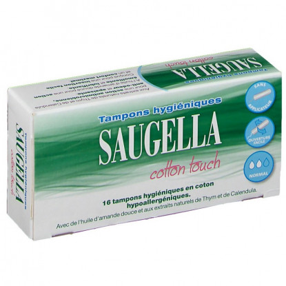 Saugella Cotton Touch - 16 tampons hygiéniques Super