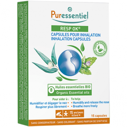 Puressentiel Capsules pour inhalation Resp'OK - 15 capsules