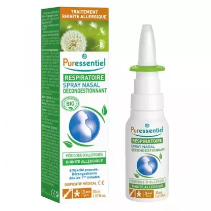 Puressentiel Spray nasal décongestionnant allergies Bio - 30ml