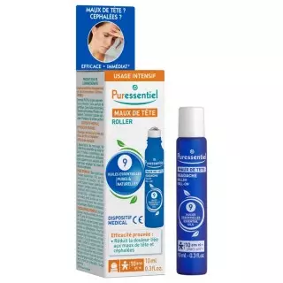 Puressentiel Roller maux de tête aux 9 huiles essentielles - 10ml
