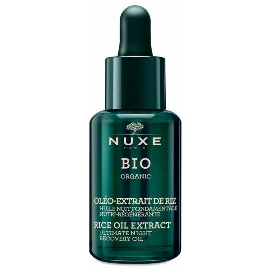 Nuxe Bio Huile nuit fondamentale nutri-régénérante - 30ml