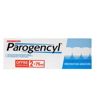 Parogencyl Dentifrice Prevention Gencives 2x75ml
