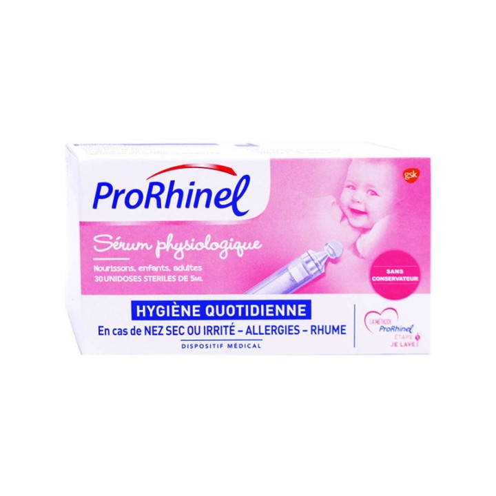 ProRhinel Sérum physiologique - 30 unidoses