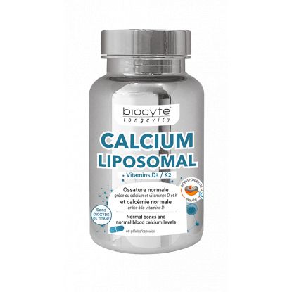 Biocyte Calcium Vitamins D3 K2 - 60 gélules