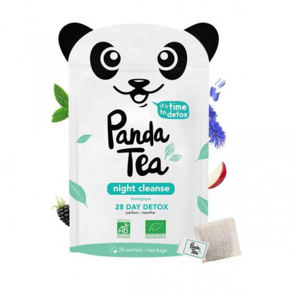 Infusion Night Cleanse de Panda Tea - Confort digestif - 28 sachets