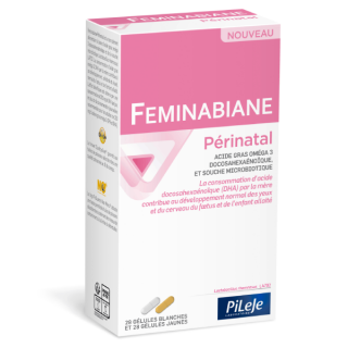 Pileje Feminabiane Périnatal - 28 gélules + 28 gélules jaunes