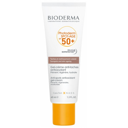 Bioderma Photoderm Spot-Age Gel crème anti-tâches antioxydant SPF 50+ - 40ml