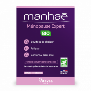 Nutrisanté Manhaé Ménopause expert Bio - 60 gélules