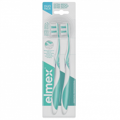 Elmex Sensitive Professional Brosse à dents extra souple x 2