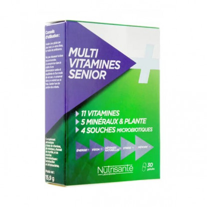 Nutrisanté Multivitamines Senior - 30 gélules