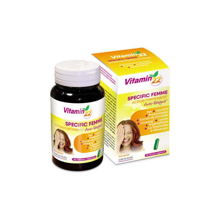 Ineldea Vitamin'22 Specific Femme - 60 gélules