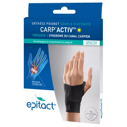 Epitact Carp'Activ Orthèse poignet souple d'activité gauche - Taille L