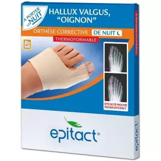 Epitact Orthèse corrective Hallux Valgus nuit - Taille S