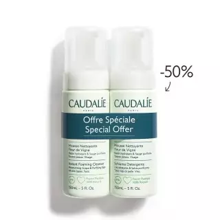 Caudalie Mousse nettoyante fleur de vigne - 2 x 150ml