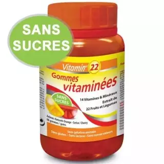 Ineldea Gommes Vitamin'22 - 60 gommes