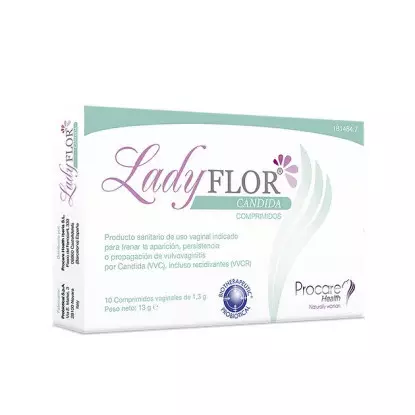 Procare Health Ladyflor Candida - 10 comprimés vaginaux