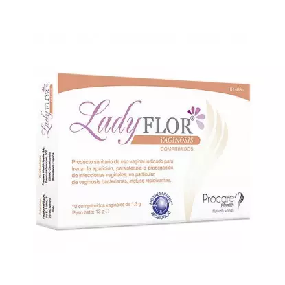 Procare Health Ladyflor Vaginosis - 10 comprimés vaginaux