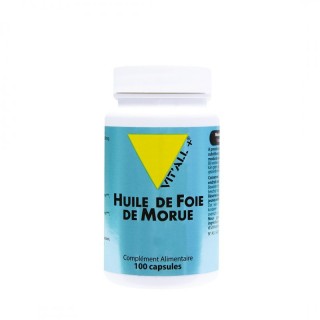 Vitall+ Huile de foie de morue - 100 capsules