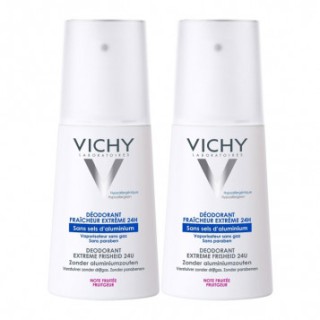 Vichy deodorant fraicheur extreme lot de 2