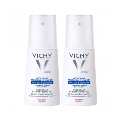 Vichy deodorant fraicheur extreme lot de 2