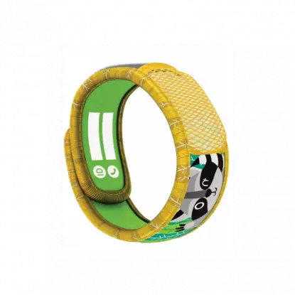 Parakito Kids Bracelet anti-moustiques Racoon + 2 recharges