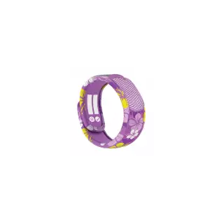 Parakito Kids Bracelet anti-moustiques Purple Hawaï + 2 recharges