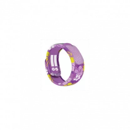 Parakito Kids Bracelet anti-moustiques Purple Hawaï + 2 recharges
