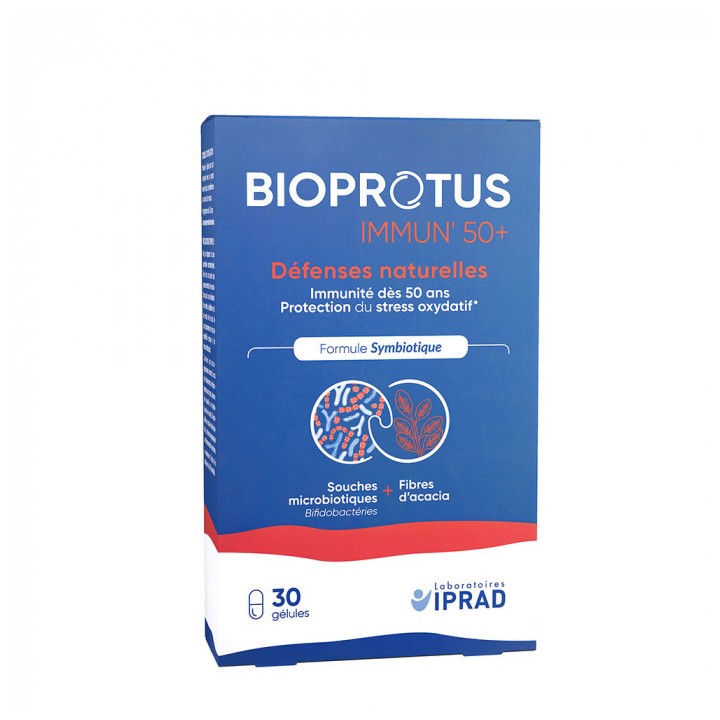 Carrare Bioprotus Immun'50+ défenses naturelles - 30 gélules