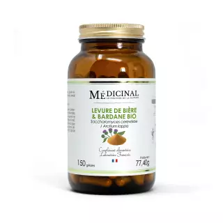 Médiprix Levure de bière / Bardane Bio - 150 gélules