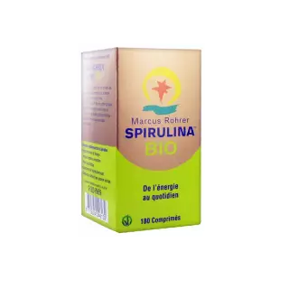 Marcus Rohrer Spirulina Bio - 180 comprimés