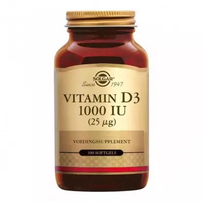 Solgar Vitamine D3 1000 UI - 100 comprimés à croquer