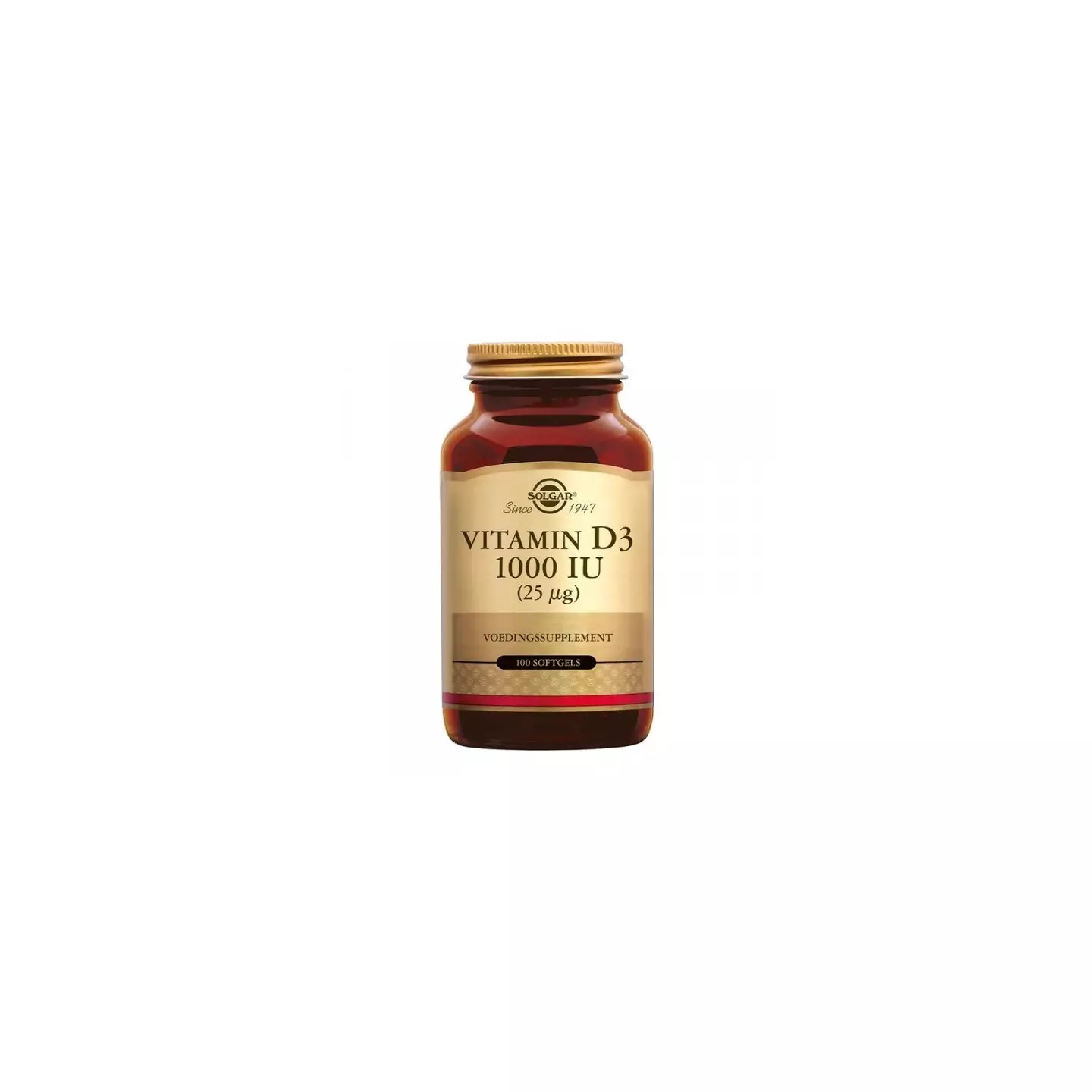 Vitamine D3 Solgar 1000 UI (25 µg) - 180 Comprimés, Complément Alimentaire, Neuf Sous Blister