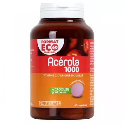 Nutrisanté Acérola 1000 - 60 comprimés