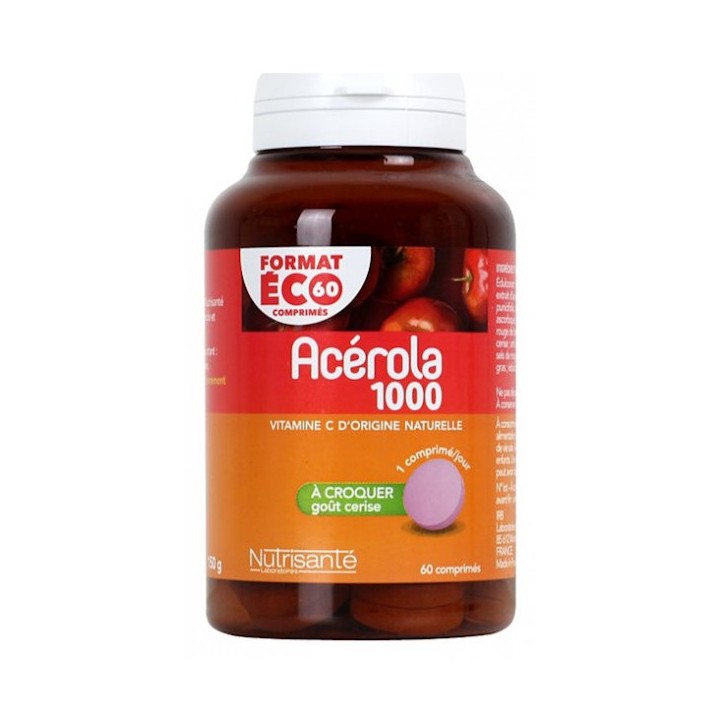 Nutrisanté Acérola 1000 - 60 comprimés