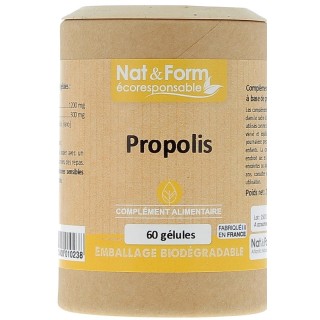 Nat&Form Propolis - 60 gélules