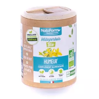 Nat&Form Millepertuis Bio - 90 gélules