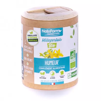 Nat&Form Millepertuis Bio - 90 gélules