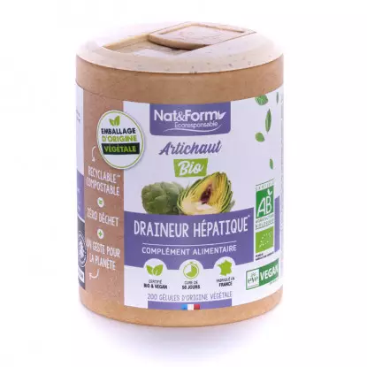 Nat&Form Artichaut Bio - 90 gélules