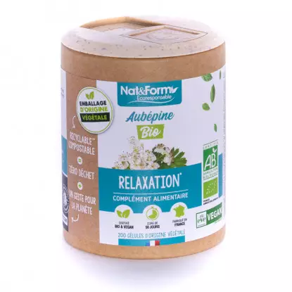 Nat&Form Aubépine Bio - 90 gélules
