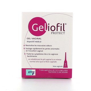 Effik Geliofil Protect Gel vaginal - 7 tubes applicateurs de 5ml