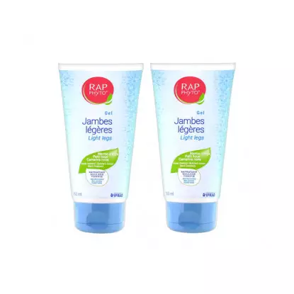 Rap Phyto Gel fraîcheur jambes légères menthol - 2 x 150ml