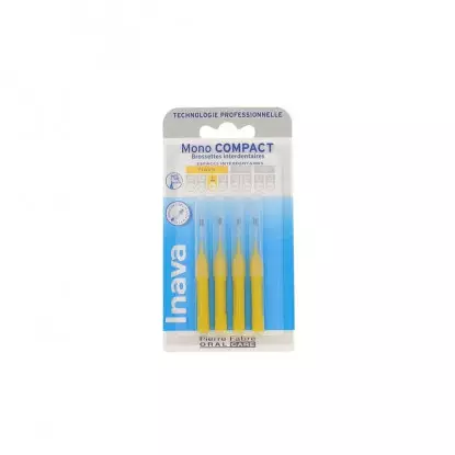 Inava Brossettes interdentaires Mono Compact 1mm - 4 unités