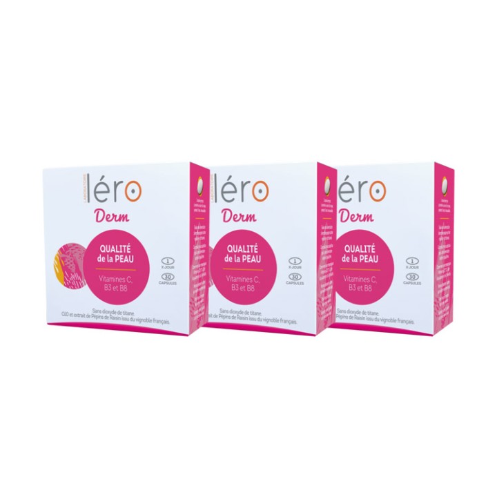 Léro Derm - Lot de 3 x 30 capsules