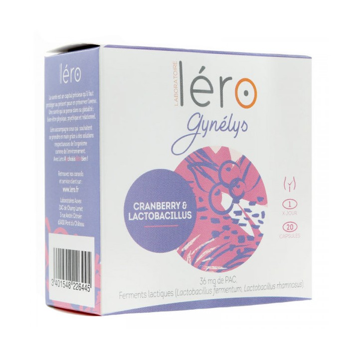 Léro Gynélys Confort intime - 20 capsules