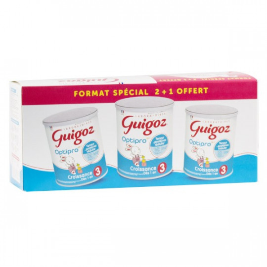 Lot de lait Guigoz Optipro 3ème Âge - Guigoz