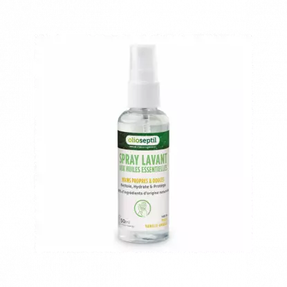Ineldea Olioseptil Spray lavant aux huiles essentielles poire vanille et amande - 50ml
