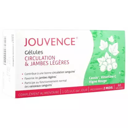 Jouvence Circulations & jambes légères - 60 gélules